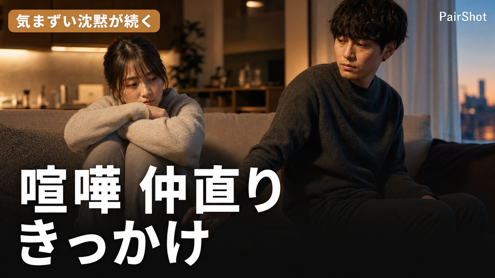 【気まずい沈黙が続く】喧嘩 仲直り きっかけ|自然に戻れる小さな行動