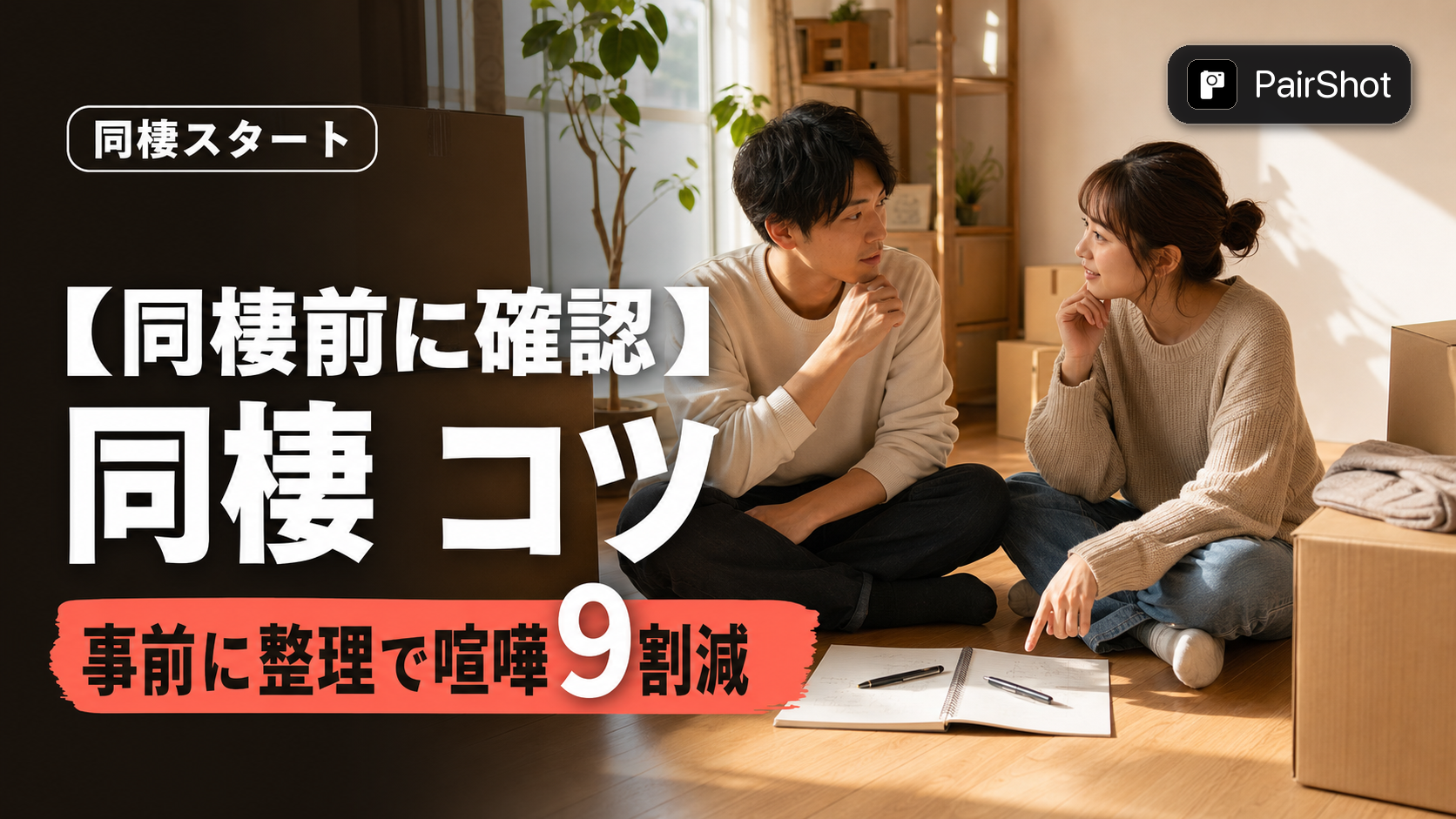 【同棲前に確認】同棲 コツ|価値観とルールを事前に整理して、喧嘩を防ぐ具体的な話し合いリスト